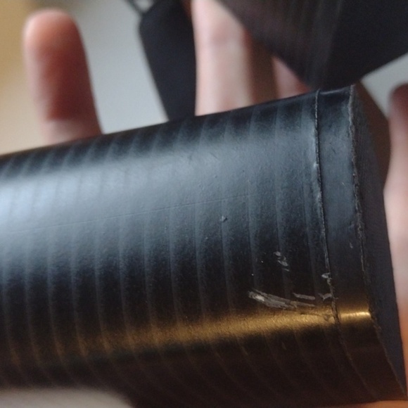 LOFT black lace up chunky heels size 8 - Picture 6 of 16